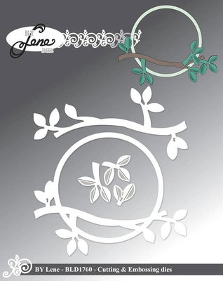 By Lene - Cutting & Embossing Die - Branch Circle  BLD1760
