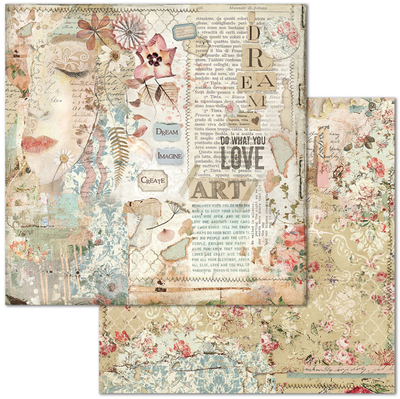 Stamperia Paper Pad 8x8 - Imagine