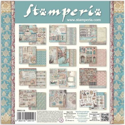 Stamperia - Paper Pad 8x8 - Venice City of Art