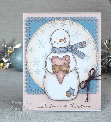 Creative Expressions - Clear Stamp - Snowman Kisses CEC1002