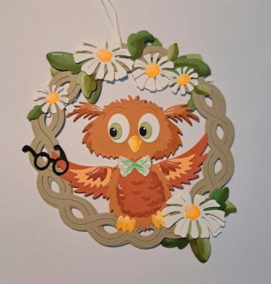 By Lene - Cutting & Embossing Die - Flower Wreath  BLD1829