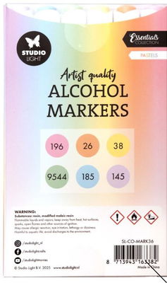 Studio Light  - Alcohol Markers Pastels  SL-CO-MARK36