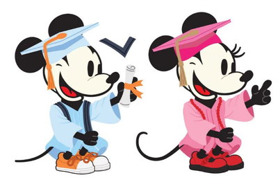 Spellbinders - Etched Dies - Classic Mouse Graduation S4-1533