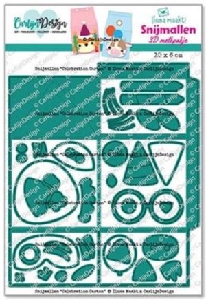 CarlijnDesign - Cutting & Embossing Die - Celebration Carton CDSN-0336