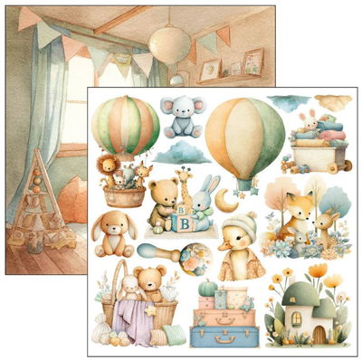 Ciao Bella - Lunibloom - Fussy Cut Pad  6x6