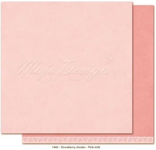 Maja Design - Monochromes - Strawberry Thief - Pink Milk