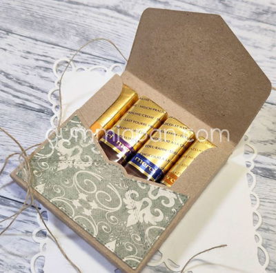 Gummiapan - Dies - Chokladask  D251005