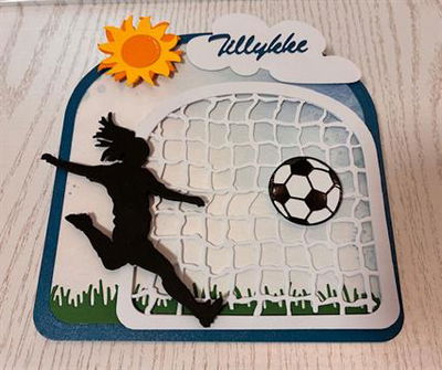 By Lene - Cutting & Embossing Die - Girl Silhouette  BLD1812