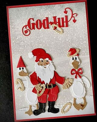 By Lene - Cutting & Embossing Die - God Jul  BLD1011