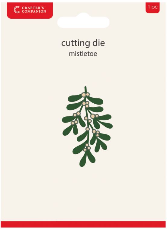 Crafters companion - metal dies - Christmas Mistletoe MIST