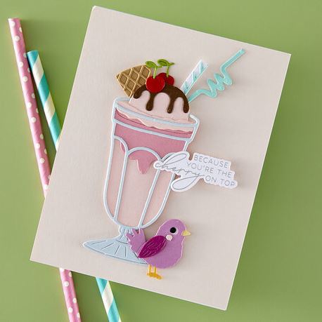 Spellbinders - Etched Dies - Happier Hour  Fountain Wishes S5-725 Spellbinders - Etched Dies - Happier Hour  Fountain Wishes S5-725