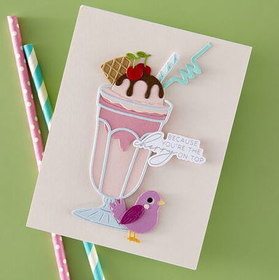 Spellbinders - Etched Dies - Happier Hour  Fountain Wishes S5-725 Spellbinders - Etched Dies - Happier Hour  Fountain Wishes S5-725