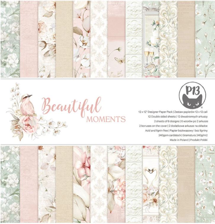 Piatek13 - Paper pad - Beautiful Moments 12x12 P13-BEA-08