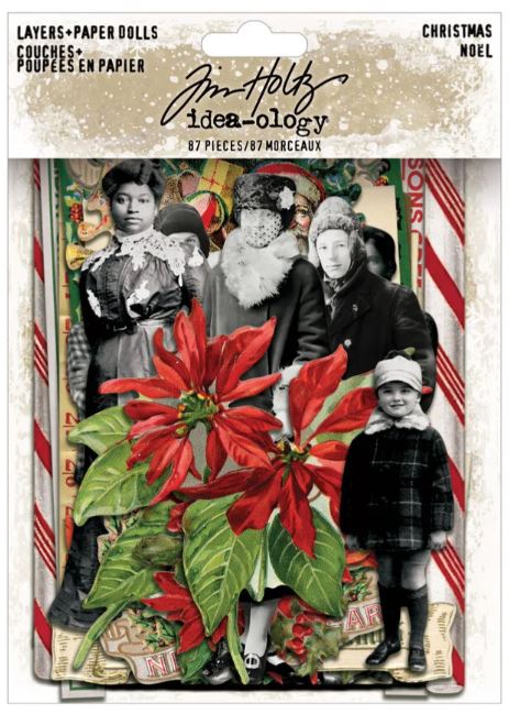 Tim Holtz Idea-Ology - Christmas Layers + Paper Dolls TH94449