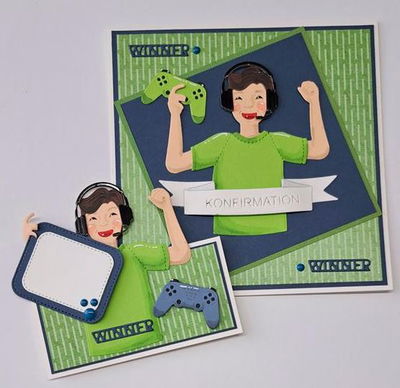 By Lene - Cutting & Embossing Die - Gamer  BLD1824