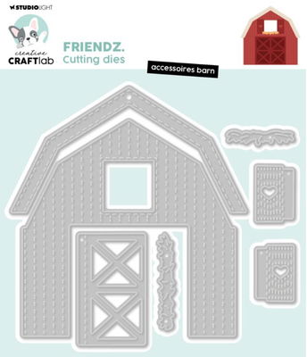 Studio Light - Cut. and Emb. Die  - Friendz  Barn CD994