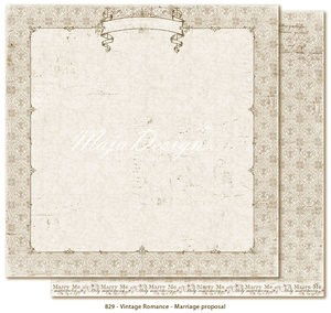 Maja Design - Vintage Romance - Marriage proposal