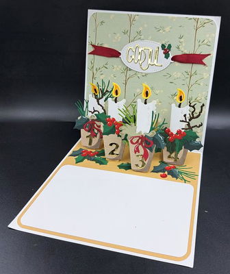 By Lene - Cutting & Embossing Die - Adventh Candle  BLD1206