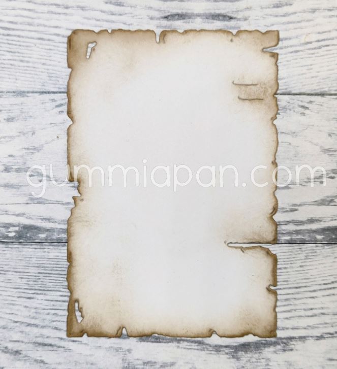 Gummiapan - Dies - Old Paper Sheet D250981
