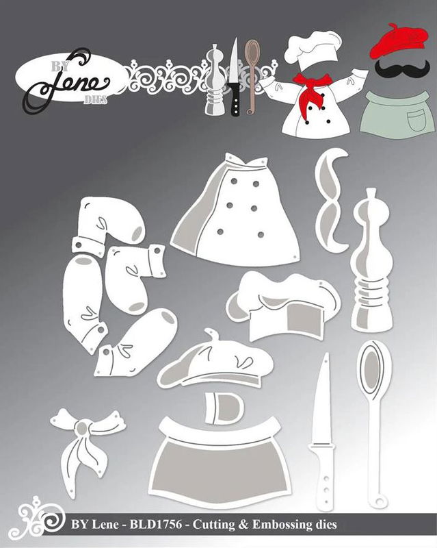 By Lene - Cutting & Embossing Die - Accessories for BLD1755 #2 BLD1756