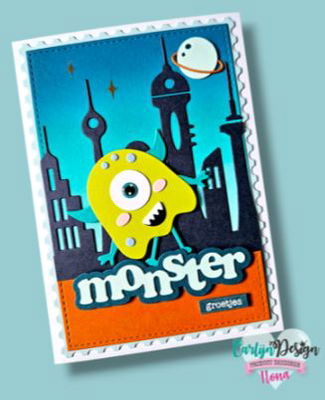 Kopia CarlijnDesign - Cutting & Embossing Die - Peculiar City CDSN-0330