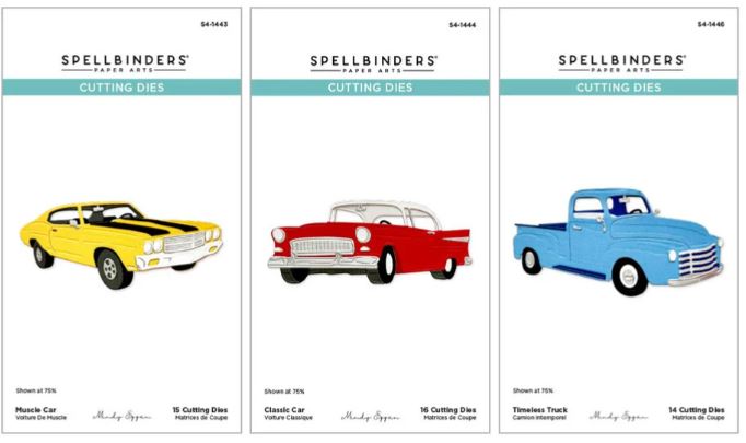 Spellbinders - Etched Dies - Car & Truck Die Bundle BD-0963