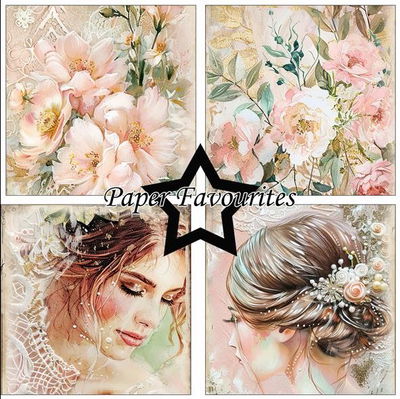 Paper Favourites - 6x6  Paper Pack - Wedding Art  PF543