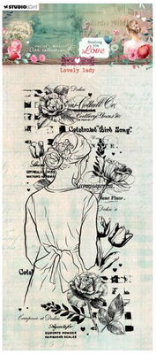 Studio Light - Clear Stamp-  Lovely Lady JMA-SYL-STAMP798