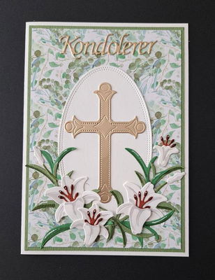 By Lene - Cutting & Embossing Die - Kondolerer  BLD1754