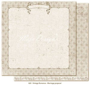 Maja Design - Vintage Romance - Marriage proposal