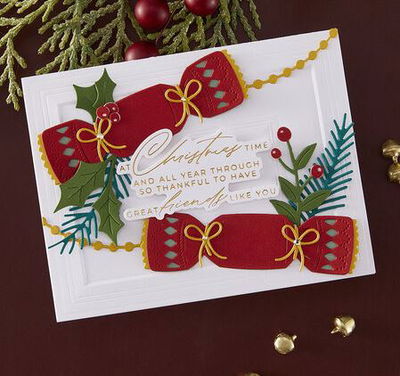 Spellbinders - Etched Dies - City Holiday Christmas Cracker S5-698