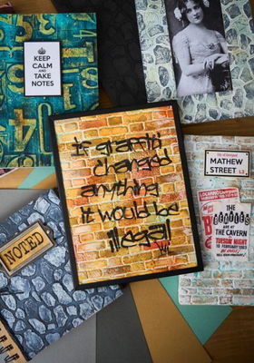 Sizzix - 3D Texture Fades Embossing Folder 6x8 1/2" - Brickwork 666958 Tim Holtz