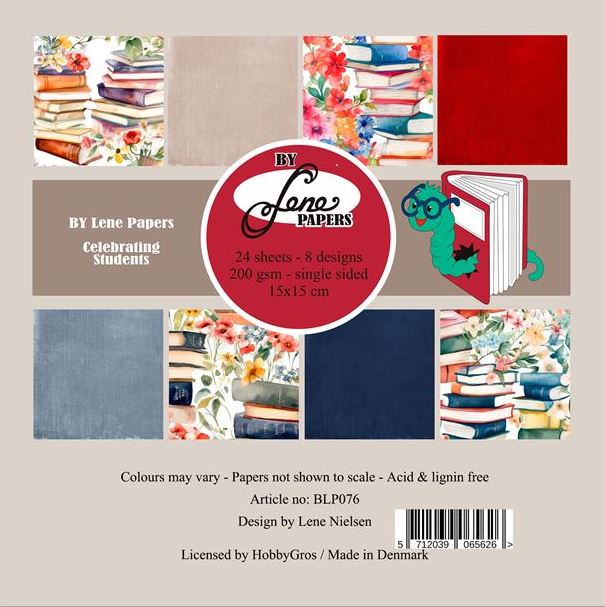 By Lene - Paper pad 15x15 - Celebrating Students  BLP076