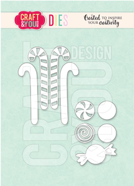 Craft and You - Die - Candy Canes CW369