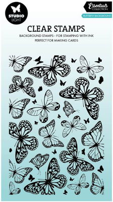 Studio Light - Clear Stamps - Butterfly Background STAMP919
