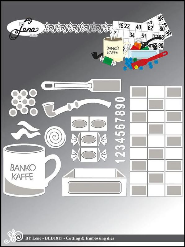 By Lene - Cutting & Embossing Die - Banko  BLD1815