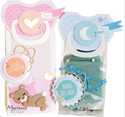Marianne D - Die  Collectables - Bagtopper Pacifier 9pcs COL1522