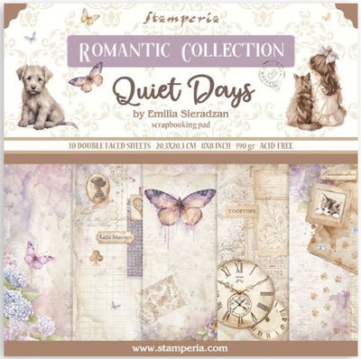 Stamperia - Paper Pad 8x8 - Quiet Days