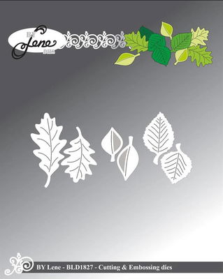 By Lene - Cutting & Embossing Die - Leaves  BLD1827