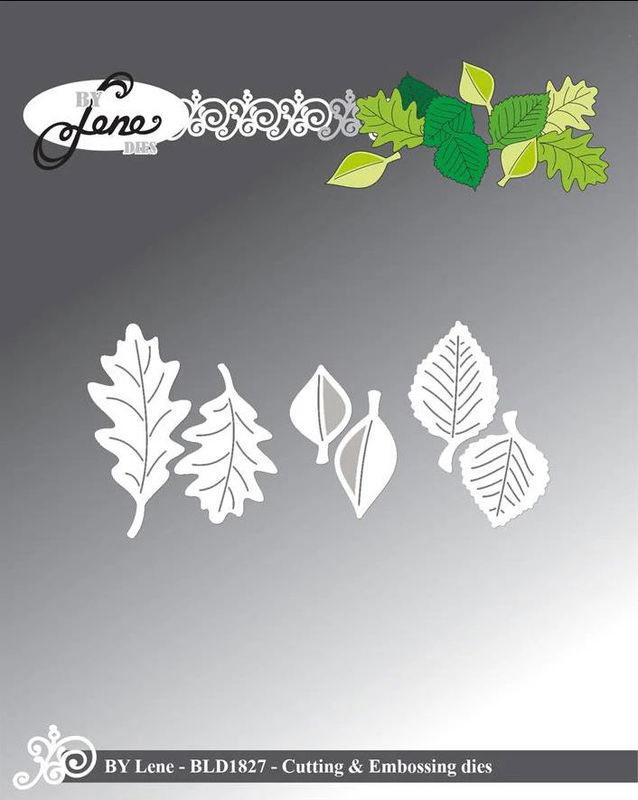 By Lene - Cutting & Embossing Die - Leaves  BLD1827