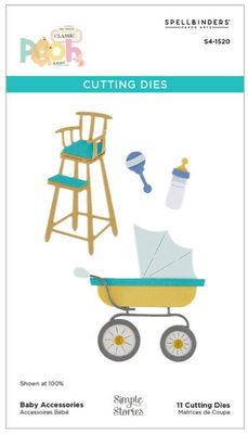 Spellbinders - Etched Dies - Classic Pooh  Baby Accessories  S4-1520