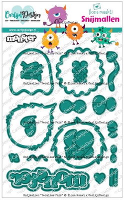 CarlijnDesign - Cutting & Embossing Die - Peculiar Pals CDSN-0328 CarlijnDesign - Cutting & Embossing Die - Peculiar Pals CDSN-0328