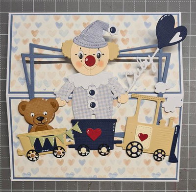 By Lene - Cutting & Embossing Die - Clown  BLD1836