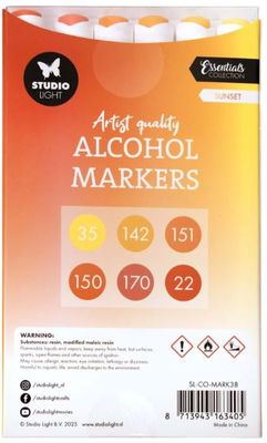 Studio Light  - Alcohol Markers Sunset  SL-CO-MARK38