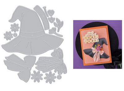Hero Arts - Die set - Hocus Pocus The Witch's Hat DF260