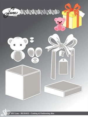 By Lene - Cutting & Embossing Die - Present  BLD1832