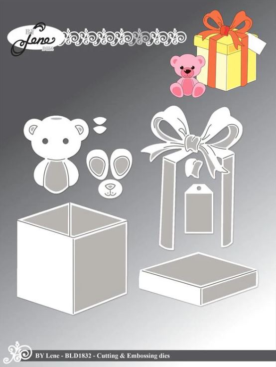 By Lene - Cutting & Embossing Die - Present  BLD1832