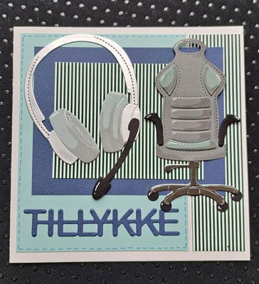 By Lene - Cutting & Embossing Die - Gamer Set BLD1734