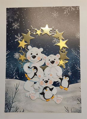 By Lene - Cutting & Embossing Die -Star Wreath BLD1791