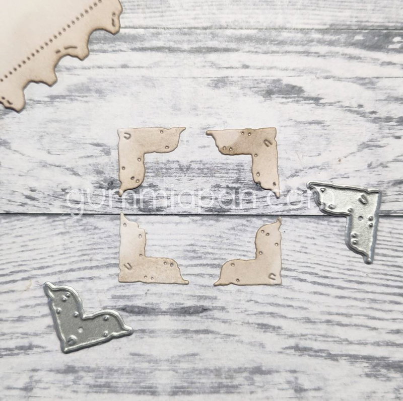 Gummiapan - Dies -  Old Photo corner D260438